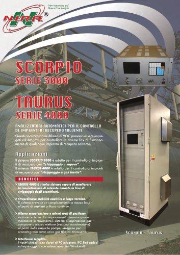Analizzatore VOC multipunto Scorpio-Taurus