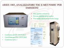 Aries 1003 continuo VOC emissione presentazione