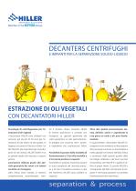 Estrazione di oli vegetali - 1