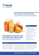 purée and smoothies