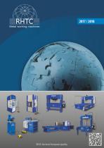 RHTC hydraulic presses, punching- and bending machines