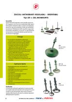 ZOCCOLI ANTIVIBRANTI REGOLABILI JACKMOUNT tipo Z01 e Z02 - 1