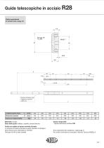 Guide Telescopiche e a ricircolo di sfere C1017 - 12