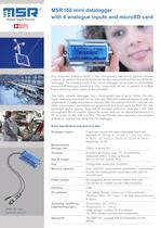 Datalogger MSR160 Datasheet