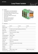 Aecl Loop Power Isolator (ALS, Signal Converter, DIN rail)