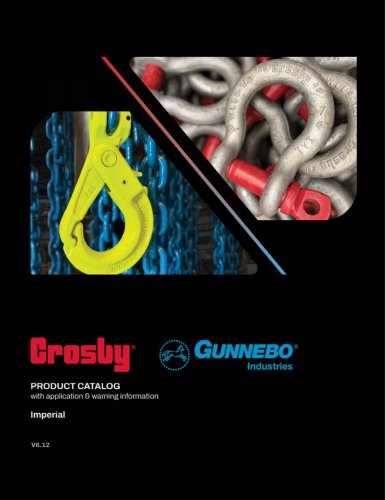 Crosby & Gunnebo Industries catalog