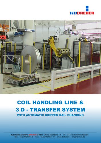 Transfersystem with automatic gripper rail change