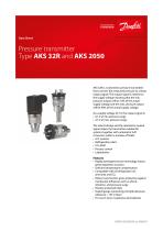 Pressure transmitter Type AKS 32R and AKS 2050