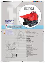 Minidumper cingolato HS1103 - 1