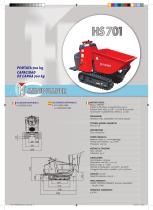 Minidumper cingolato HS701 - 1