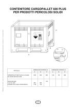 600 per prodotti pericolosi solidi - 2 travette - 2