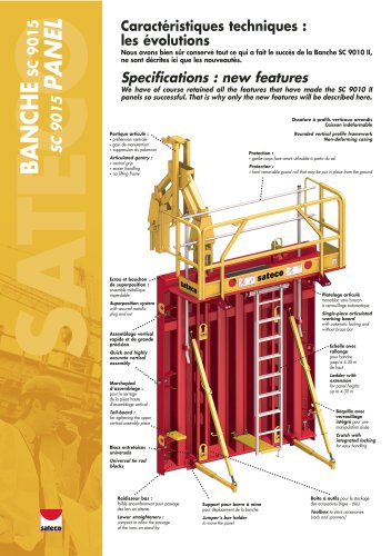 SC 9015 PANEL : specifications and new features