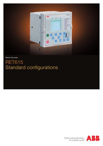 RET615 Standard configurations brochure