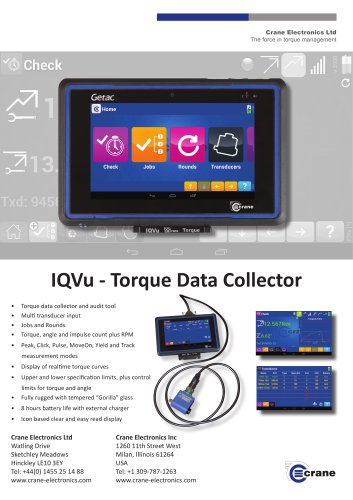 IQVu Torque Data Collector Flyer