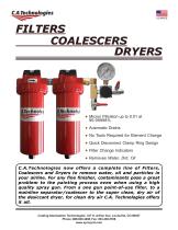 FILTERS COALESCERS DRYERS