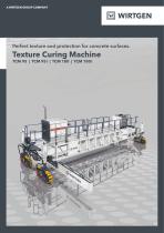 Texture curing machines TCM 95 | TCM 95i | TCM 180 | TCM 180i