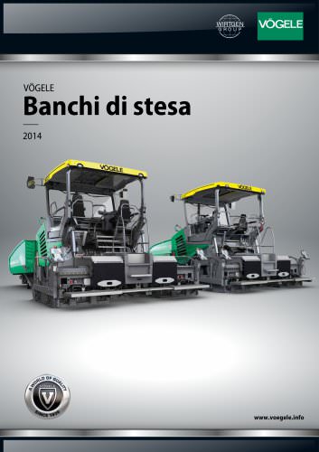 VÖGELE Banchi di stesa 2014