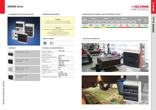 DOMINO Series Consumer units and enclosures