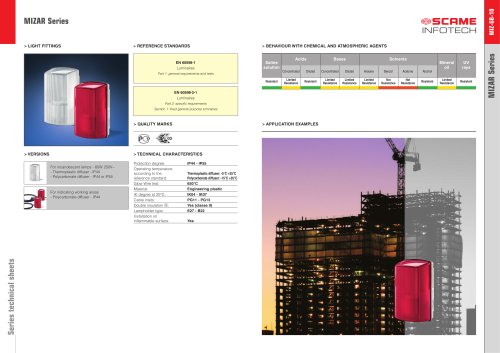 MIZAR Series  Light fittings - 60W