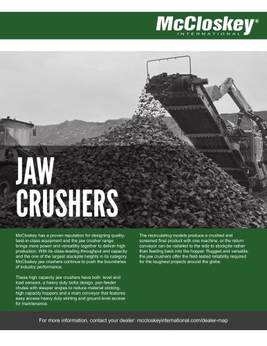 JAW CRUSHERS