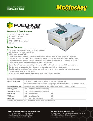 Specification Data Sheet MODEL: FH-4500L