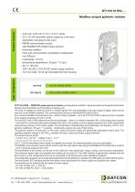 Leaflet of DT1104 UI RS4