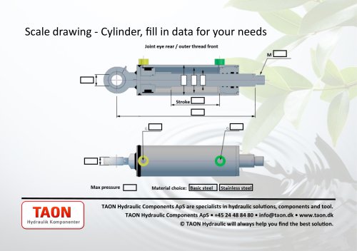 special cylinder joint eye rear and outer thread front datasheet