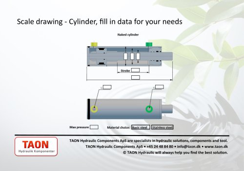 special cylinder no links datasheet