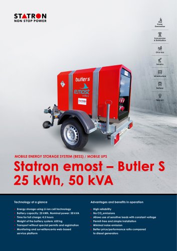 Statron emost – Butler S 25 kWh, 50 kVA