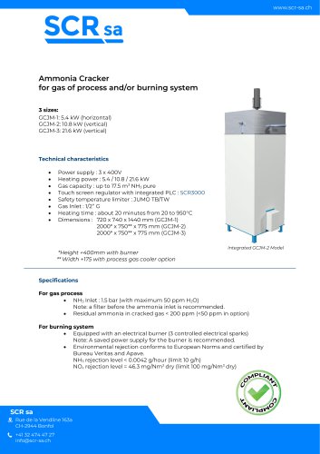 Ammonia Cracker