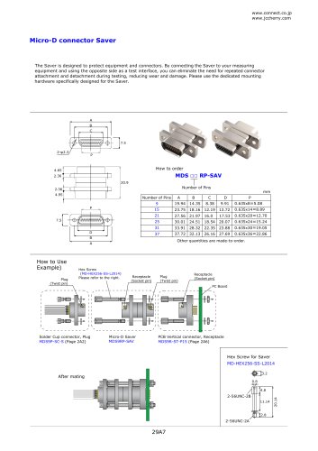 Micro-D connector Saver