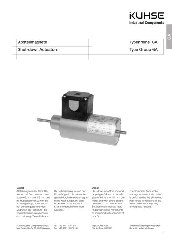 Shut-down Actuators