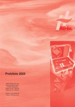 Preisliste 2022