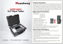 Huazheng HZDP-90kV VLF Hipot Tester Safe & Accurate High Voltage Test Instrument