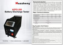 Huazheng HZFD-200 intelligent dc load bank battery discharge tester