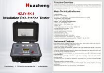 Huazheng HZJY-5K-I 5kV Factory Insulation Resistance Tester