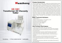 Huazheng HZYN-1301 ASTM D445 Digital Transformer Oil Viscosity Tester Accurate Viscosity Measurement