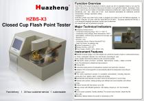 Huazheng Manufacture HZBS-X3 ASTM D93 Closed Cup Flash Point Tester