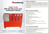 Huazheng Manufacture HZSF-15-50 SF6 Gas Recovery Device