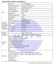 SEF121TPC-LXH-FI Spec