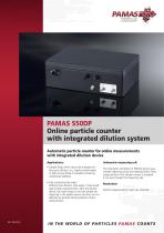 PAMAS S50DP Online particle counter with integrated dilution system