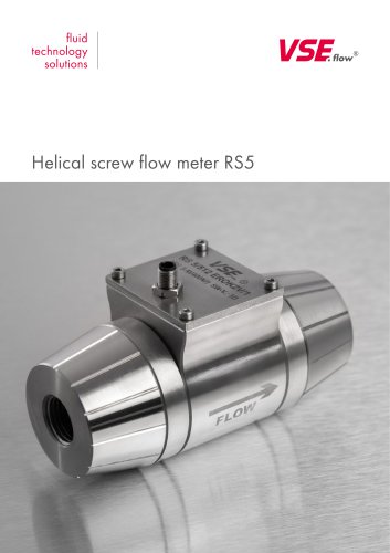 Helical screw flow meter RS5