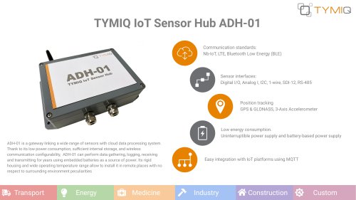 TYMIQ IoT Sensor Hub ADH-01