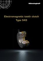 Electromagnetic tooth clutch Type 543