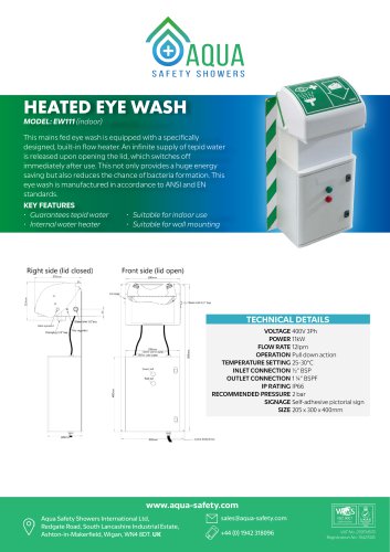 HEATED EYE WASH