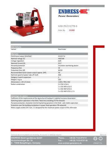 EZG 25/2 II/TN-S