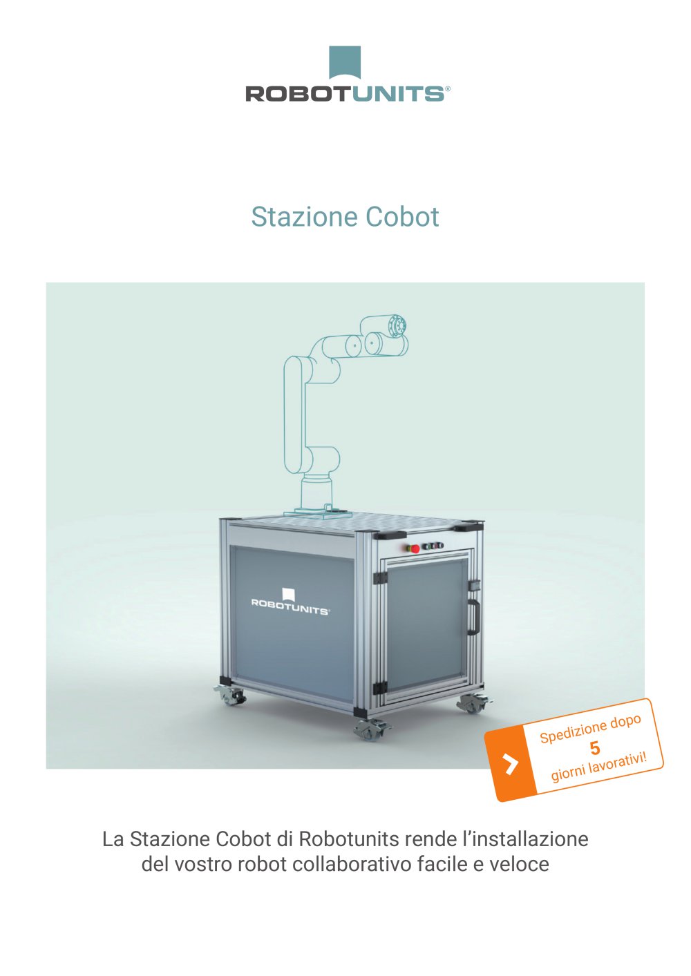 Stazione Cobot - Robotunits GmbH