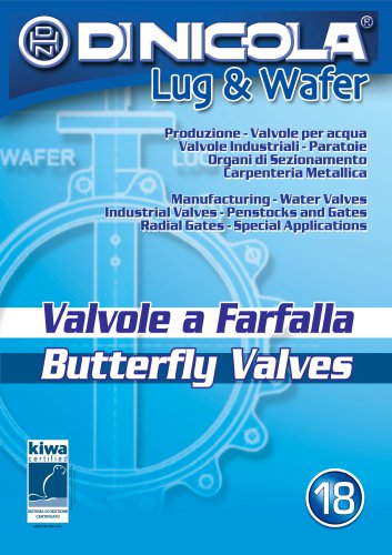 Valvole a farfalla wafer e lug