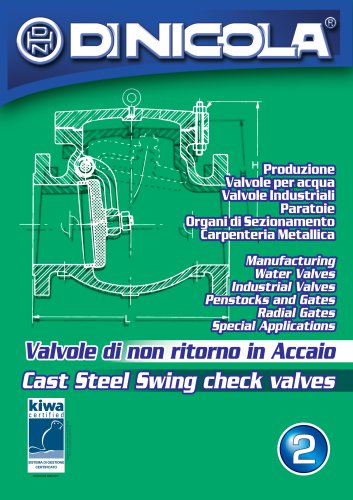 Valvole di non ritorno in acciaio