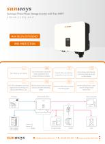 Sunways Three Phase Storage Inverter with Two MPPT